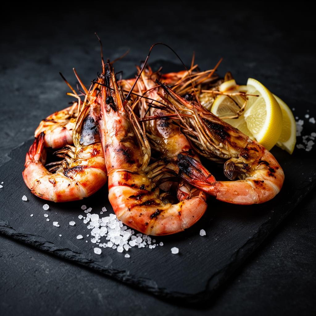 Gambas a la parrilla